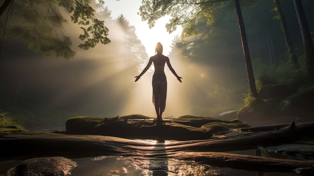 yoga outdoors nature